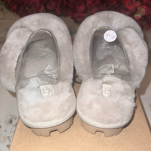 NIB UGG Fuzzette Slide color GOAT | women’s 5 - Picture 4 of 7